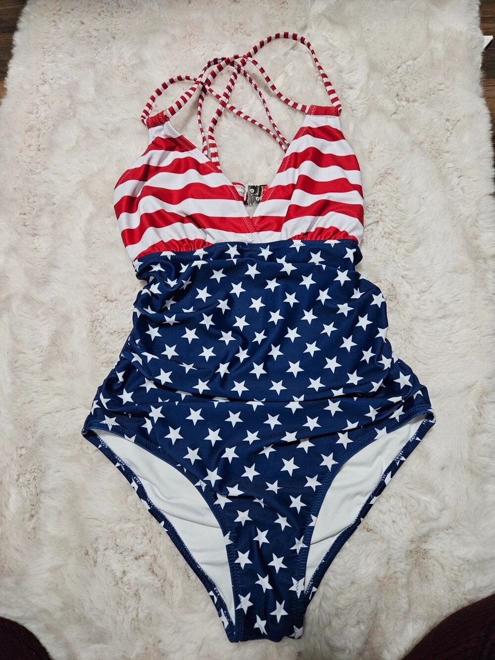 Charmo Tummy Control One Piece Swimsuits for Women Ruched Bathing Suits Strappy
